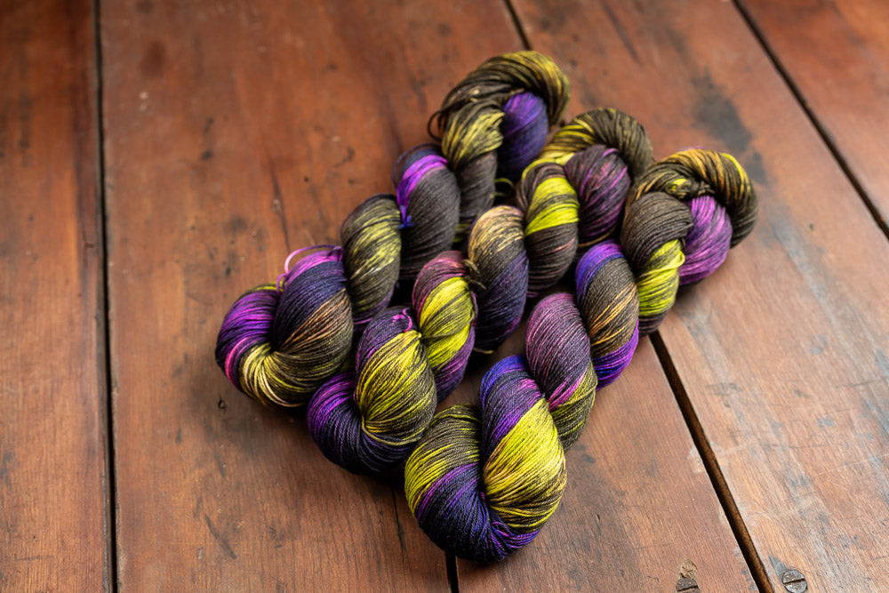 "Bat Cave" Fingering Weight Yarn