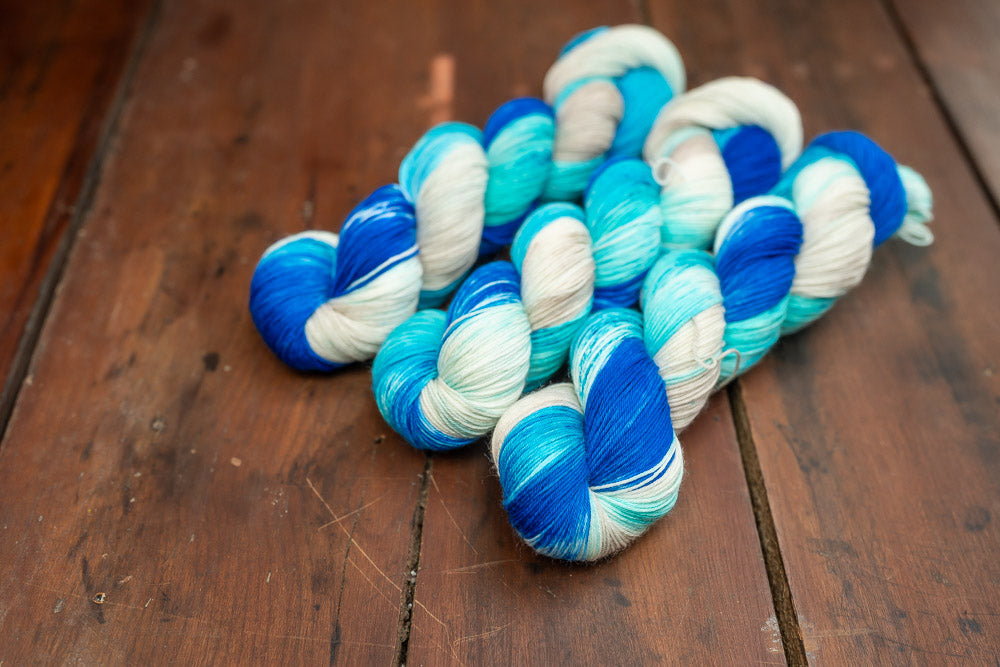 "Seahorse Whispers" Fingering Weight Yarn