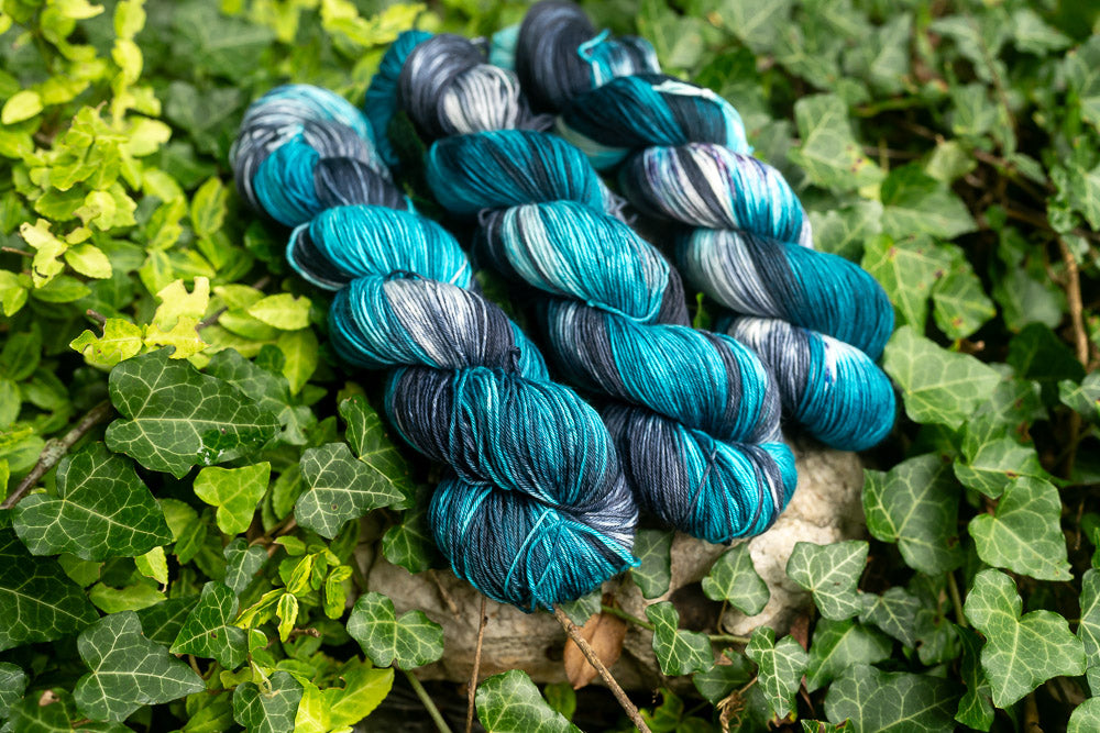 "Whale Watching" Fingering Weight Yarn