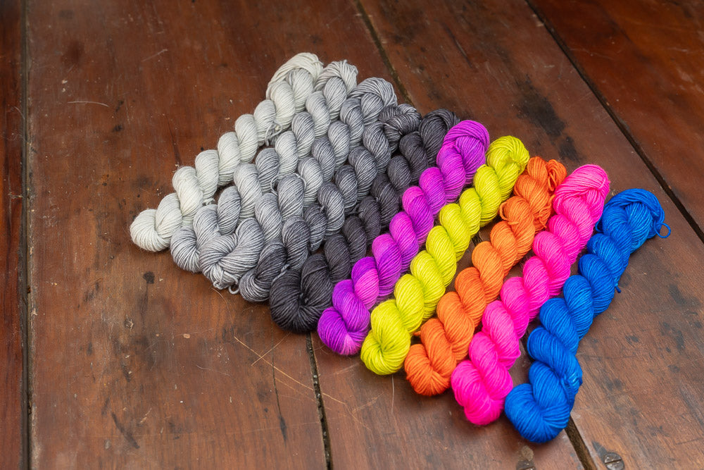 Knit Style Yarns 10th Anniversary , 10 Minis! "Halloween Vibes"