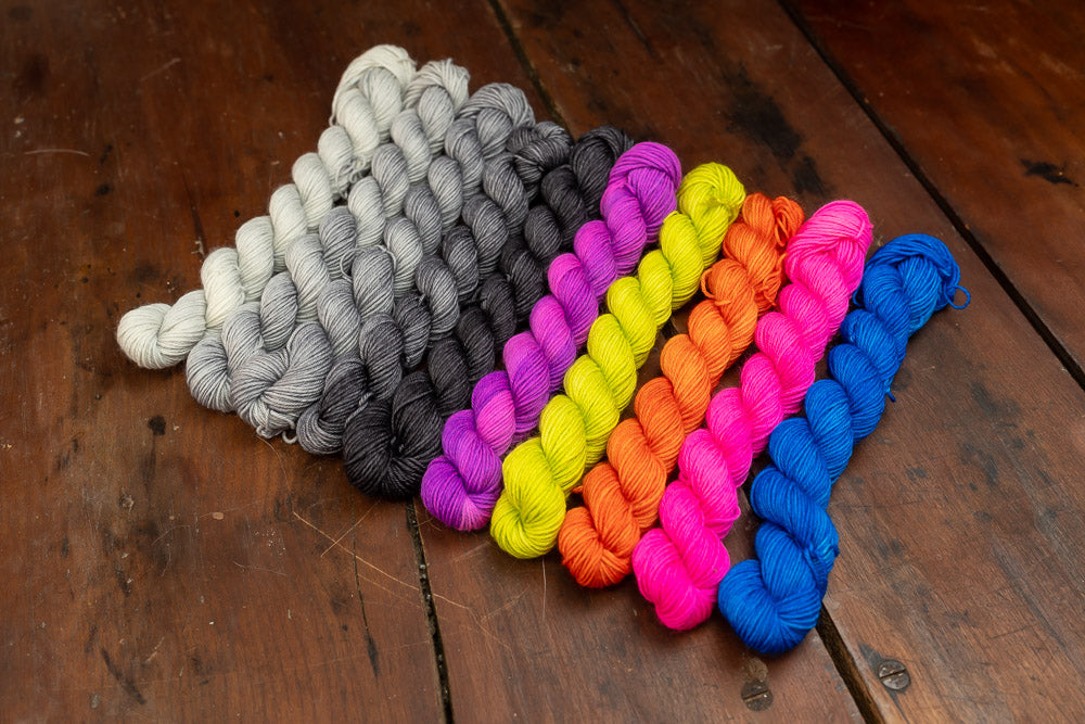 Knit Style Yarns 10th Anniversary , 10 Minis! "Halloween Vibes"