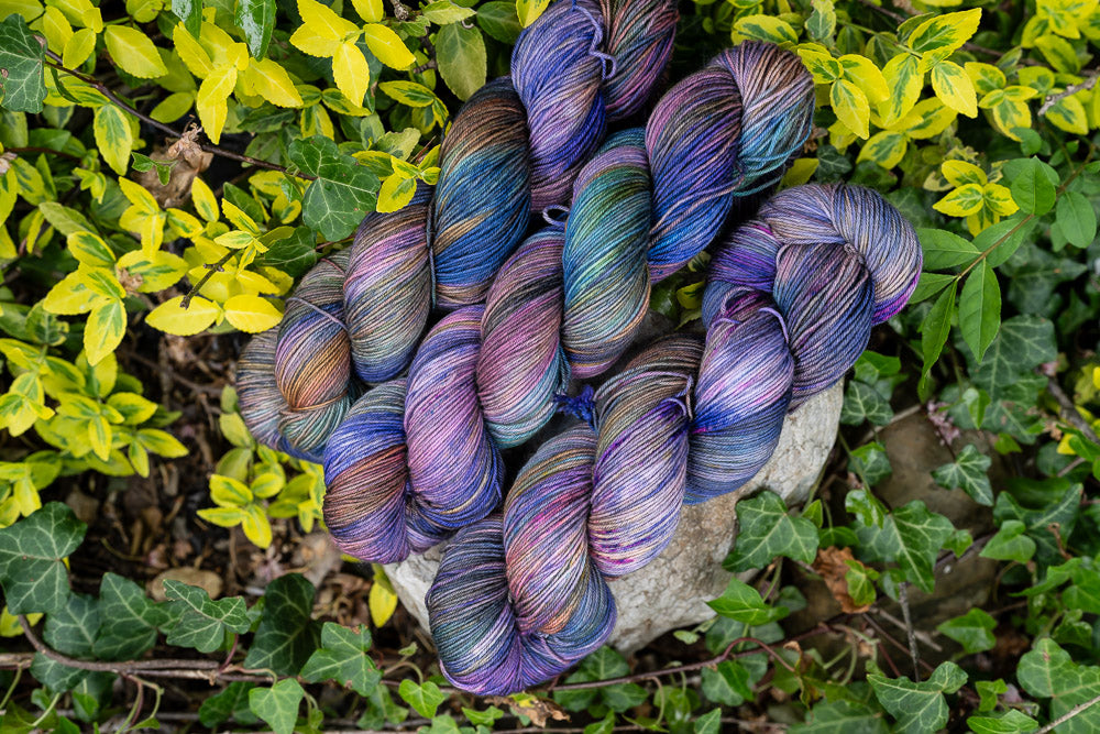 "Moon Garden" Fingering Weight Yarn