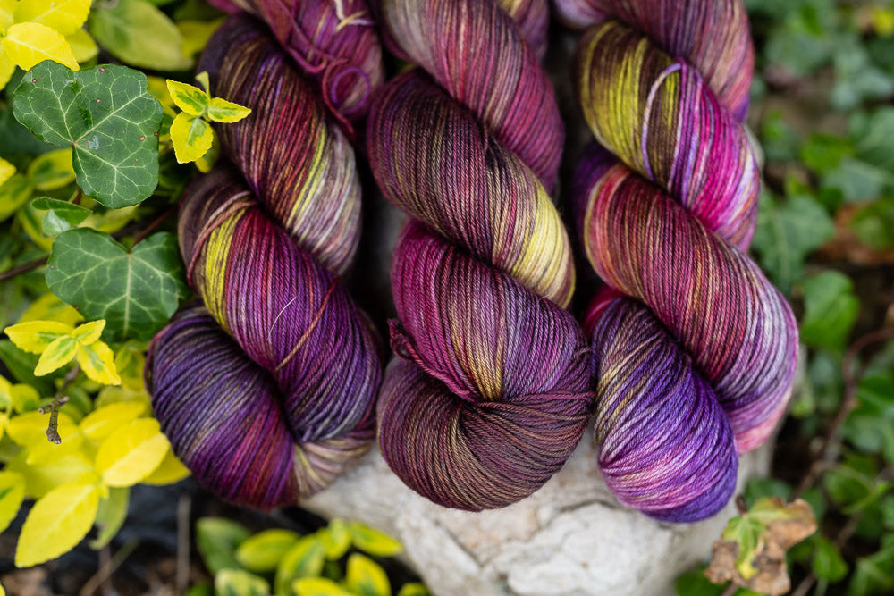 "Twilight Rose" Fingering Weight Yarn