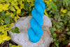OOAK "Intense Turquoise" Fingering Weight Yarn